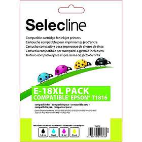 Selecline Cartouche 4 Couleurs E-18 XL PACK