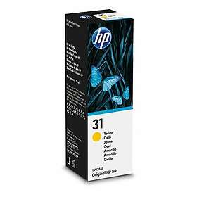 HP Bouteille d'encre 31 Jaune Authentique 70ml (1VU28AE)