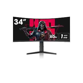 Koorui 34" Gaming Monitor 34E6UC WQHD 165Hz 