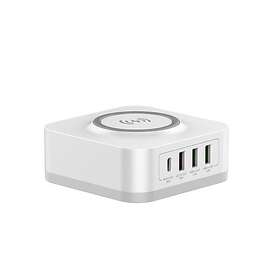 Weenect Chargeur secteur 5-en-1 induction 4 ports USB 32W