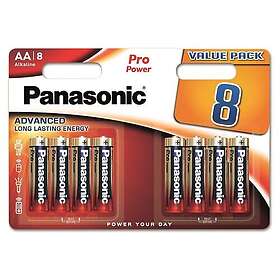 Panasonic Alkaline Pro Power LR6PPG/8BW 8 x AA