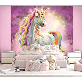 Unicorn Ädelsten Enhörning tapet 243 x 305 cm