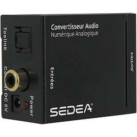 Sedea Convertisseur Audio numérique Analogique Noir