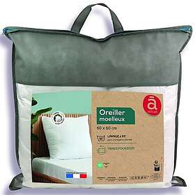 Actuel Oreiller confort moelleux lavage à 95° blanc 60x60 cm