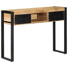 vidaXL Nightstand Mango Wood 100x35x75cm