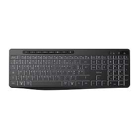 Qilive Clavier rétroéclairé sans fils silencieux (FR)