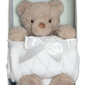 Teddykompaniet Giftbox Filt & Gosedjur Svea Beige