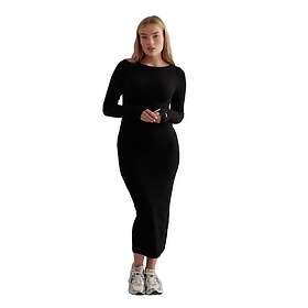 Aim'n Black Ease Ribbed Long Sleeve Dress