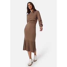 Bubbleroom Fine Knitted Turtle Neck Dress