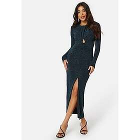 Forever New Shayna Ruched Front Long Sleeve Midi Dress