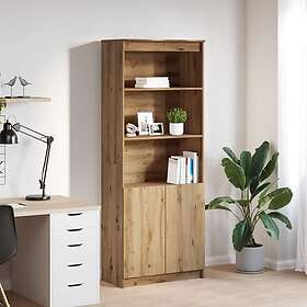 vidaXL Highboard hantverksmässig ek 70x35x180 cm konstruerat trä