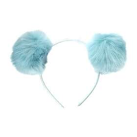 Pom Pom Ombre Diadem Turkos