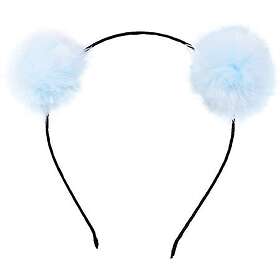 Pom Pom Ombre Diadem Blå