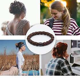 Soho Hårsnoddar Rödbrun, 3 st