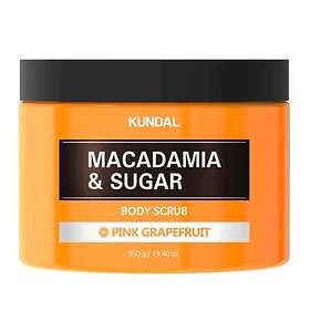 Kundal Macadamia & Sugar Body Scrub White Musk 550g Peeling/kroppsskrubb hos Luxplus