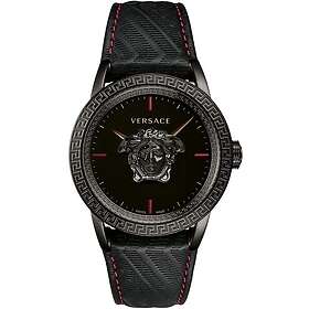 Versace VERD00218 Palazzo Empire Svart/Läder Ø43 mm
