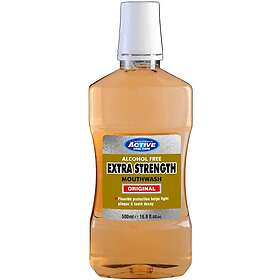 Active Oral Care Alcohol Free Extra Strength Mouthwash 500ml