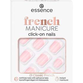 Essence French Mnaicure Click-On Nails 01 Classic French 12 st