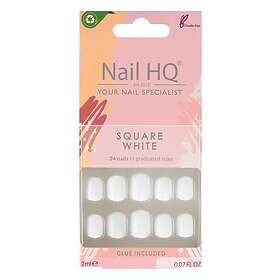 Nail HQ Square White s 24 pcs 2ml