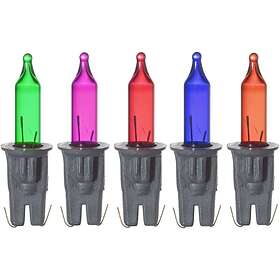 Konstsmide Pisellolampa Push-In 2,4V 0,18W Multifärg 5-Pack