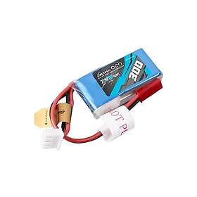 Gens Ace &Tattu 300mAh 7,4V 45C 2S1P Lipo Battery Pack with JST-SYP Plug