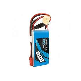 Gens Ace &Tattu G-Tech Lipo 800mah 7,4V 45C 2S1P Lipo Battery Pack