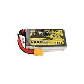 Gens Ace &Tattu R-Line Version 3,0 1300mAh 14,8V 120C 4S1P XT60 battery