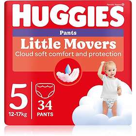 Huggies Little Movers Pants engångsbyxor för blöjor 12-17kg 34 st.