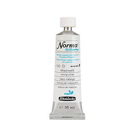 Schmincke Norma Blue vannløselig oljemaling 35ml Mixing white 21120