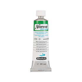 Schmincke Norma Blue vattenlöslig oljefärg 35ml Permanent green 21508