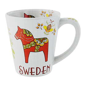 Nordic Souvenir Dalahäst Broderad Mugg