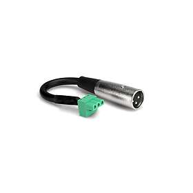 Hosa Low-voltage Adaptor PHX3F to XLR3M 0,15m