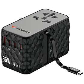 Verbatim CNT-02 GaN 85W PD 3xUSB-C USB-A