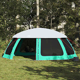 vidaXL Pool Tent with Detachable Sidewalls and Mesh Walls Sea Green 690x690 cm