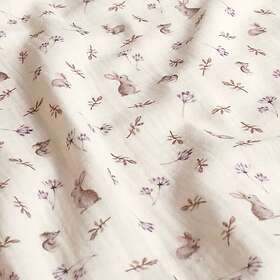 KC Muslin tyg Little Rabbit