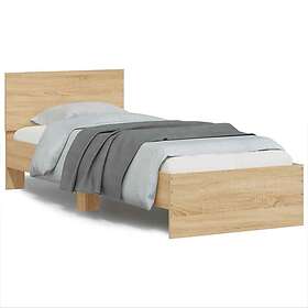 vidaXL Bed Frame sonoma oak 75x190 cm