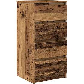 vidaXL Skänk gammalt trä 37,5x35x76 cm konstruerat trä