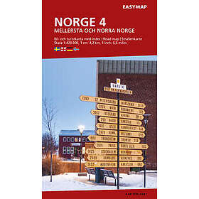 Mellersta och N. Norge 4 EasyMap, 1:420 000