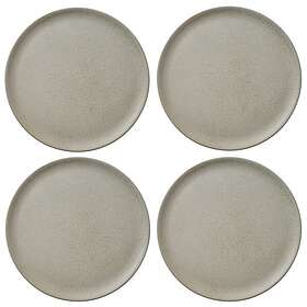 Aida Raw Middagstallrik 28 cm 4-pack, Sandy Beige