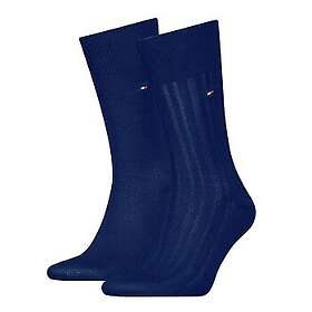 Tommy Hilfiger Fil D Ecosse Rib Socks (Herr) 2-pack