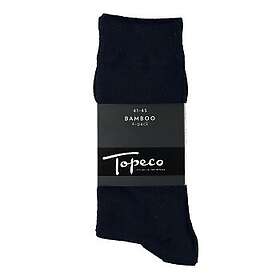 Topeco Plain Bamboo Socks (Herr) 2-pack