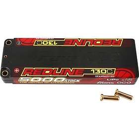 Gens Ace &Tattu Redline Series 5000mAh 7,4V 130C 2S1P HardCase 56# HV Lipo Battery