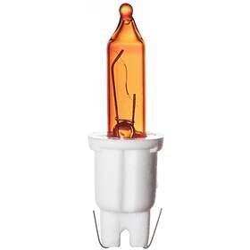 Konstsmide Pisellolampa Push-In 7V 1,2W Orange 5-Pack Vit sockel