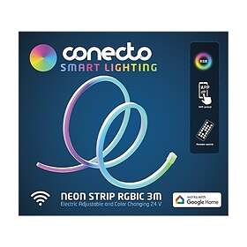 Conecto Neon RGBIC LED-slinga, 3 m