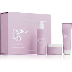 ICONIQUE Professional CARING LIKE YOU Deep Hydration Set: Shampoo 250ml, Leave-in treatment 150 Set för torrt och skadat hår