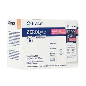 Trace Minerals ZEROLyte Electrolyte Drink 30 Mix Salty 30 packets