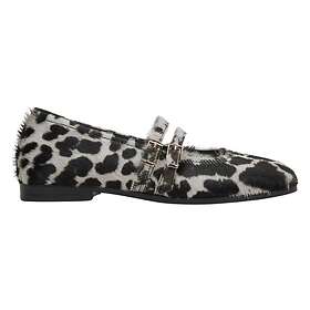 Estro Luffy Leopard Print Ballet Flats Med En Spänne ER00115697