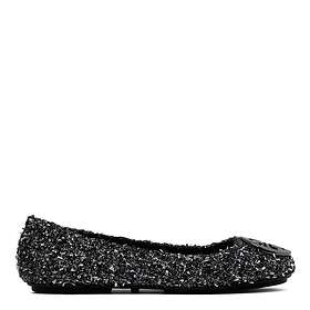 Tory Burch Silver Confetti Dancer Platta Skor