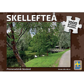 Svenskapussel Skellefteå Promenadstråk Nordanå 1000 Bitar