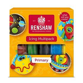 Renshaw Fondant Pro Multipack Primary Colours 5x100g